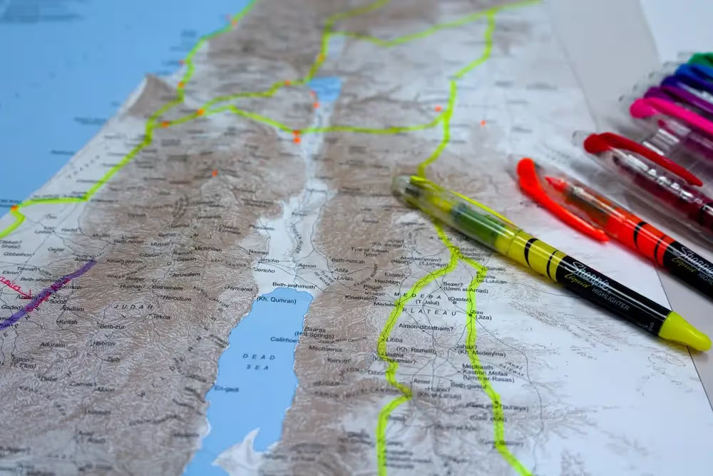 Biblical Backgrounds Map Study Set